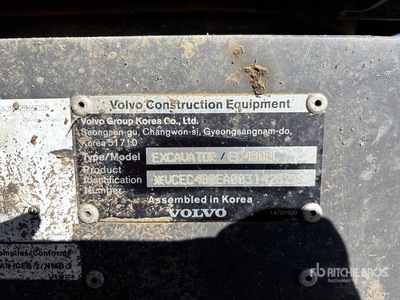 2020 Volvo EC480EL Tracked Excavator
