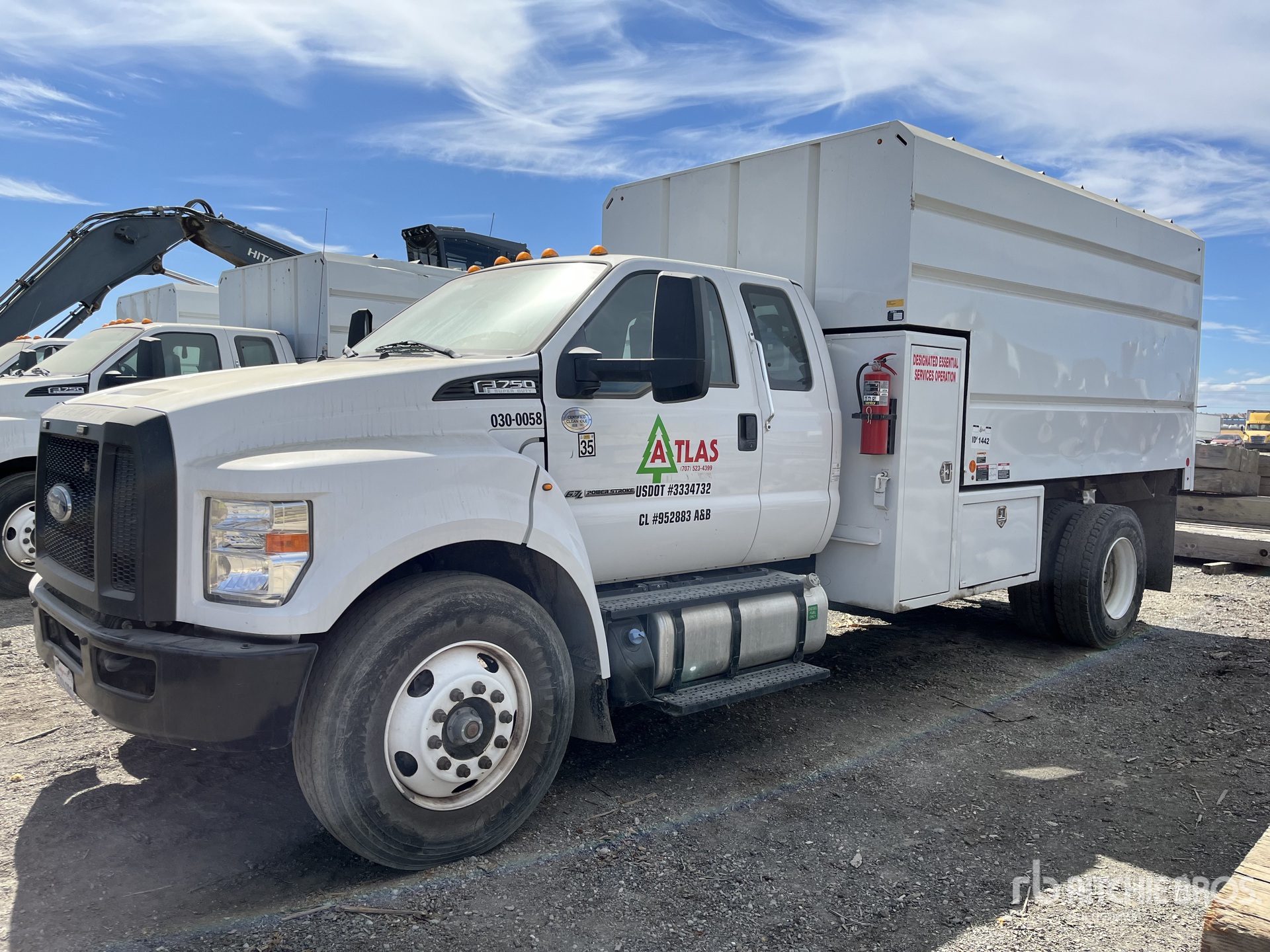 2021 Ford F-750 4x2 Extended Cab Chipper Truck