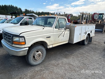 1995 Ford F-Super Duty XL 4x2 Utiliteits vrachtwagen
