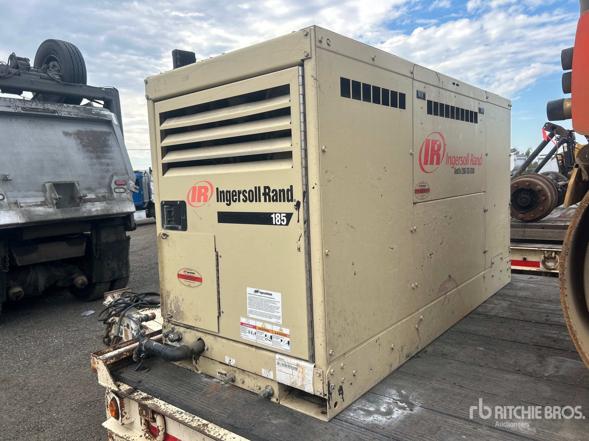 2006 Ingersoll Rand P-185 Skid-Mounted Air Compressor