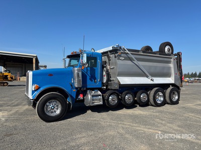 2009 Peterbilt 367 14x4 Super 18 Five Axle Dump Truck