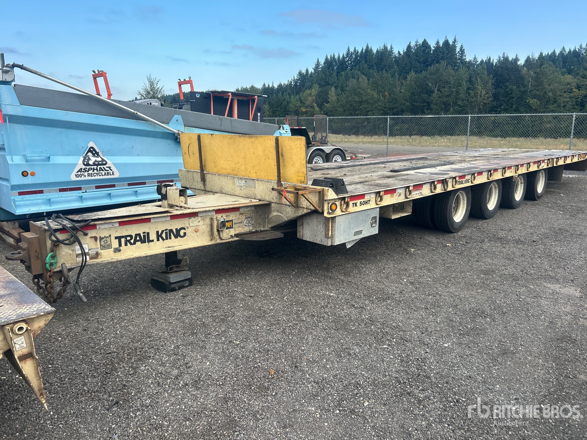 2015 Trail King TKT50 34 ft Quad/A Apparatuur aanhangwagen