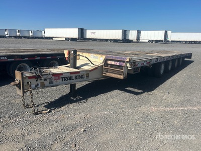 2007 Trail King TKT50 34 ft Quad/A Tilt Deck Trailer