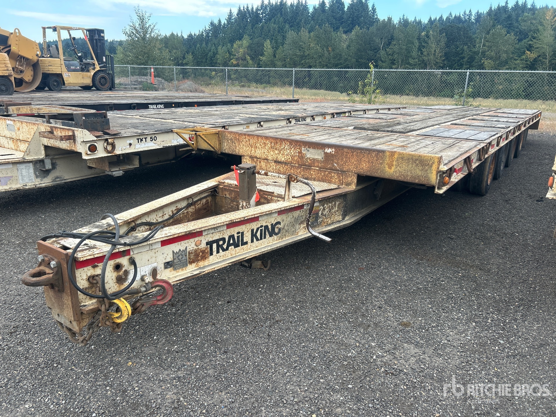 2000 Trail King TKT50 34 ft Quad/A Plataforma Basculante