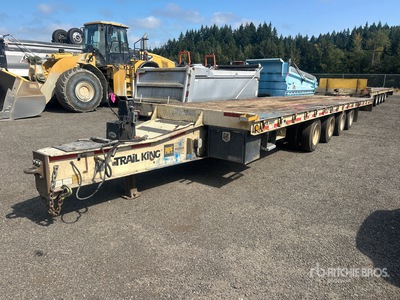 2009 Trail King TK50LH 34 ft Quad/A Plant Trailer