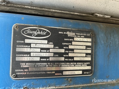 2007 Sturdyweld Quad/A Remolque volcador con acoplado