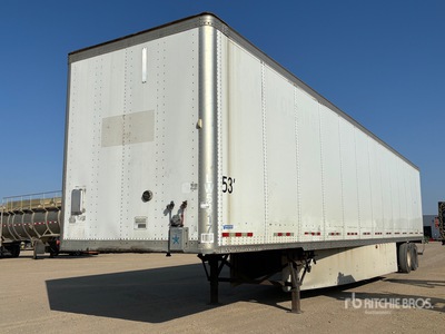 2010 Vanguard 53 ft x 102 in T/A Van Trailer