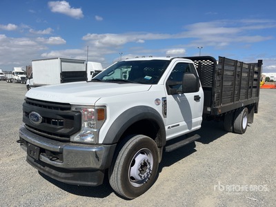 2021 Ford F-600 4x4 Ciężarówka z płaską platformą