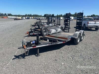 2020 Snake River 10 ft T/A Equipment Trailer