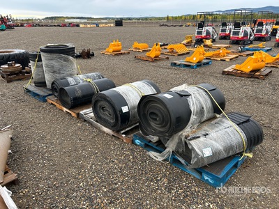 Quantity of (4) Pallets of Rubber Belting