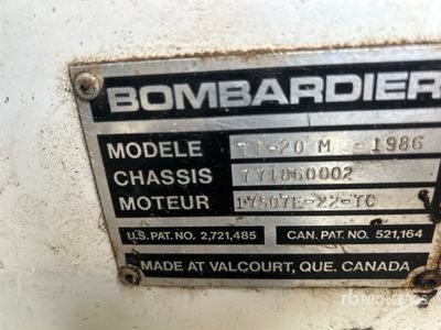 1986 Bombardier TF20M Crawler Carrier
