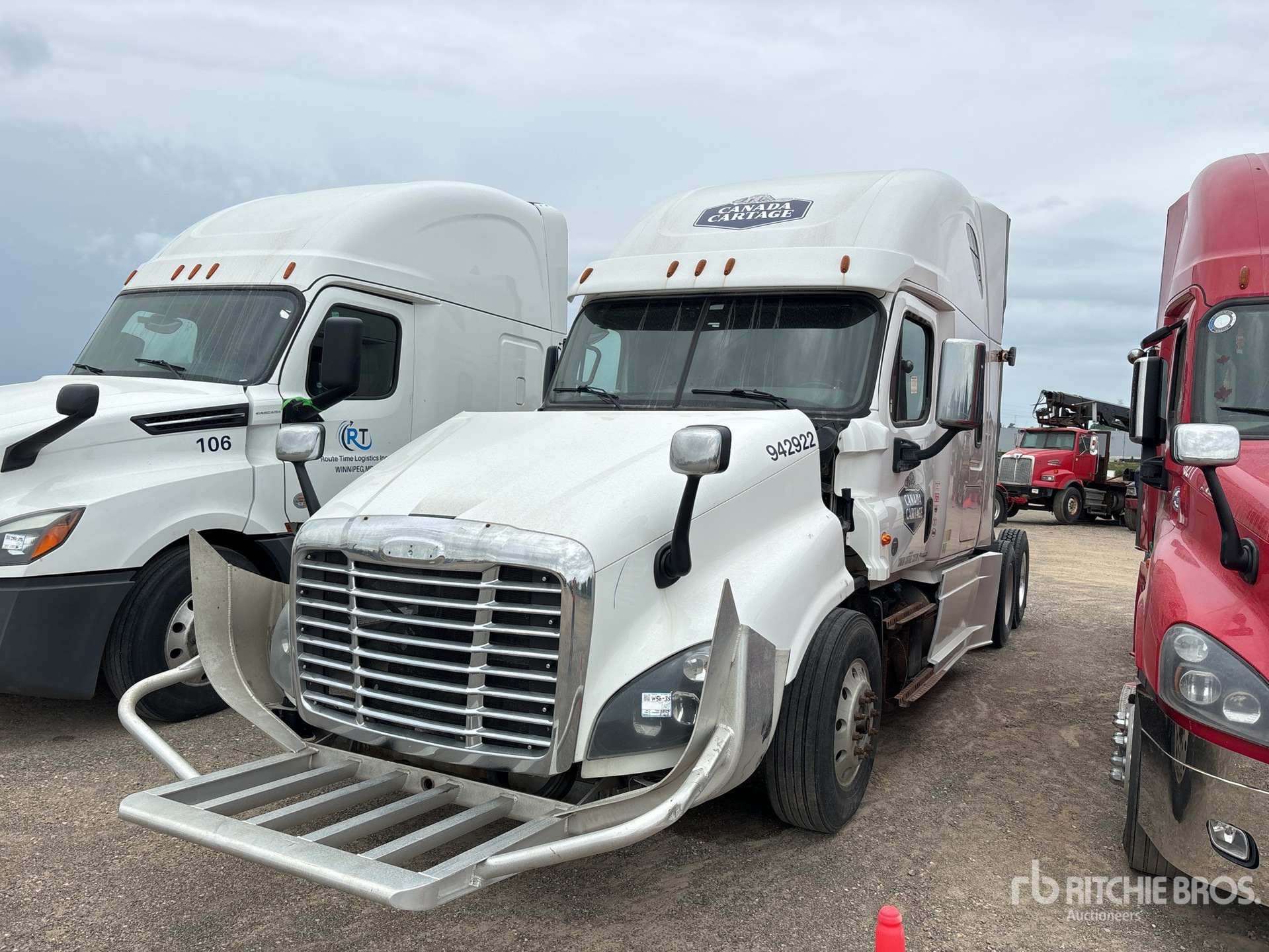 2017 Freightliner Cascadia 125 6x4 T/A Sleeper Truck Tractor (Inoperable)