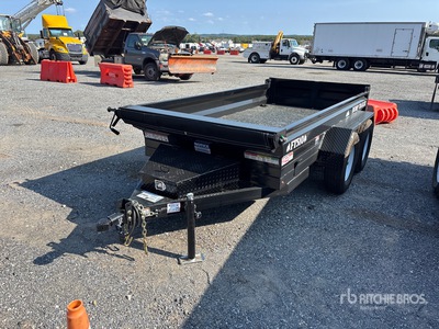 2026 Industrias America FT510 10 ft 6 in T/A Dump Utility Trailer