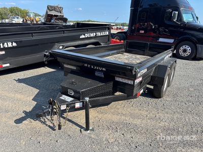 2026 Industrias America FT510 14 ft T/A Dump Utility Trailer