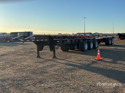 2014 Max Atlas CCBL 29-3AS 20 ft Super B-Train Lead Container Trailer