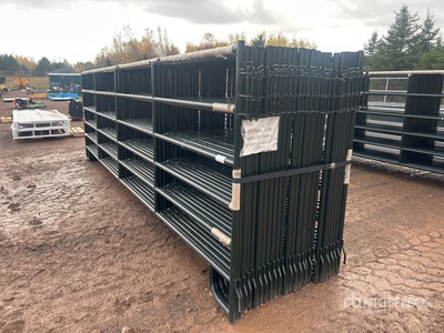 Quantity of (24) 2025 BYT PNL180 18 ft x 5 ft 6 in 6-Rail Panel para ganado (Unused)