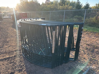 Quantity of (4) 2025 BYT SBFD Slant Bar Livestock Feeder (Unused)