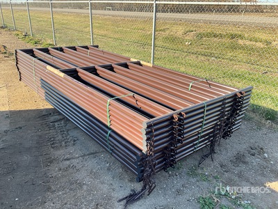 Quantity of (12) 2025 BYT 12Ft Alley Panel para ganado (Unused)