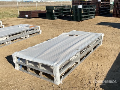 Quantity of (2) 2025 BYT BDF410 4 ft x 10 ft Aluminum Boat Dock Section Kit (Unused)