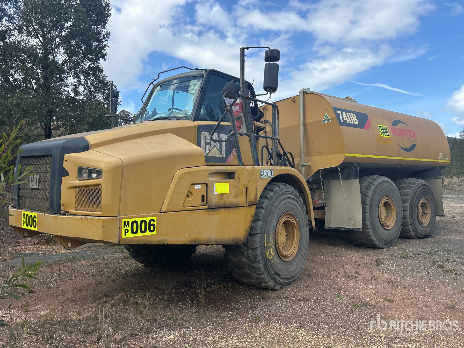 Cat 740B Water Wagon