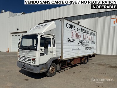 Renault Midliner S150 Camion Fourgon 4X2 Van Truck (Inoperable)