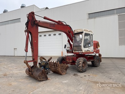 1995 Liebherr A312 Pelle Sur Pneus Wheel Excavator