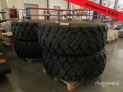 Quantity of (4) Fengshen 20.5R25 を見 Wheels (Unused)