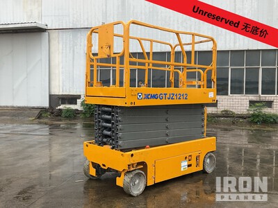 2018 XCMG GTJZ1212 Electric Scissor Lift