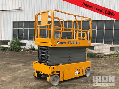 2018 XCMG GTJZ1212 Electric Scissor Lift