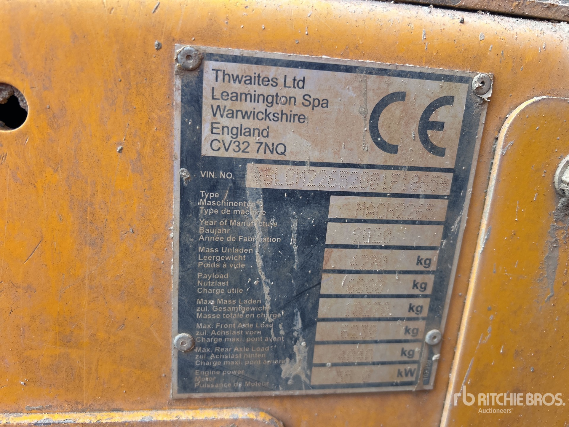 2020 Thwaites 6T Dumper