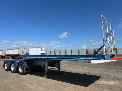 2019 UVE 6.2 m Tri/A B-Double Lead Remolque caja abierta