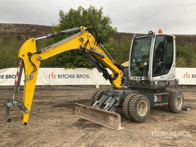 2016 Wacker Neuson EW65 Wheel Excavator