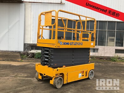 2018 XCMG GTJZ1212 Electric Scissor Lift