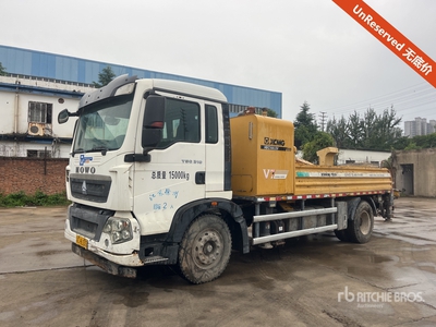 XCMG HBC10022V on 2018 Howo ZZ1167N501GE1 4x2 Concrete Pump Truck