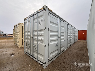 2025 40 ft High Cube Multi-Door Storage Container