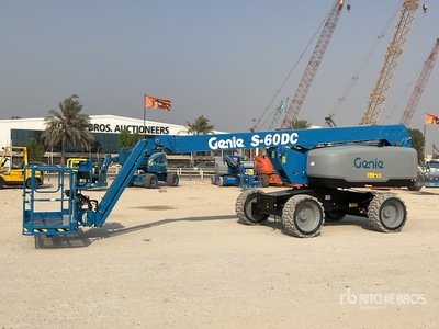 2024 Genie S-60 DC 4WD Electric Telescopic Boom Lift (Unused)
