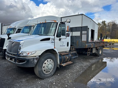 2009 International 4300 4x2 Flatbed Dump Truck