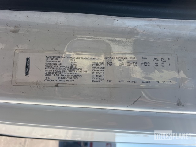 CAMIóN 2017 FREIGHTLINER