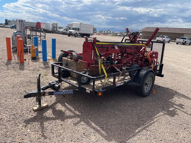 2015 Load Trail 10 ft S/A Utility Trailer w/Little Beaver Geotechnical Drill