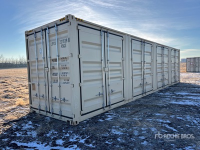 2025 40 ft High Cube Multi-Door Storage Container