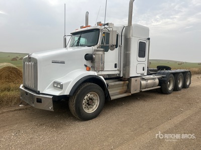 2015 Kenworth T800 Cabina con cuccetta per trattore stradale 3 assi