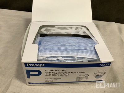 (480) Boxes of Precept 15331 FluidGard Surgical Masks