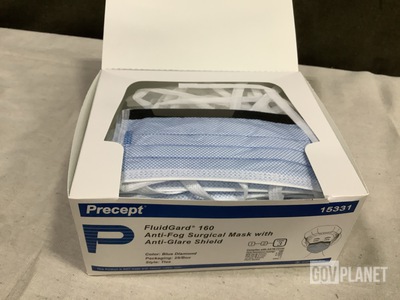 (480) Boxes of Precept 15331 FluidGard Surgical Masks