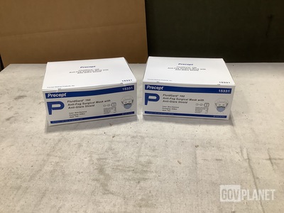 (480) Boxes of Precept 15331 FluidGard Surgical Masks