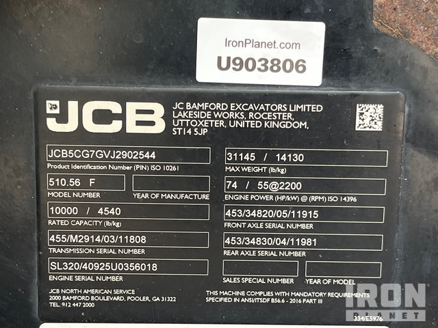 MANIPULADOR 2018 JCB