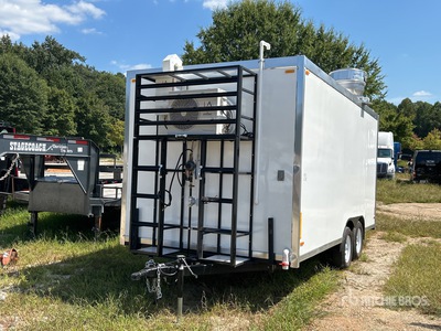 2025 FUD 16 ft x 8 ft Portable T/A Kitchen Trailer