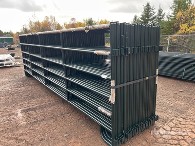 Quantity of (24) 2025 BYT PNL180 18 ft x 5 ft 6 in 6-Rail Panel para ganado (Unused)