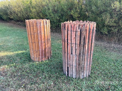 Quantity of (2) 4 ft Snow fence Ogrodzenie
