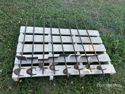Quantity of (8) 41 in Steel Bin Anchors