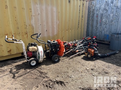 Quantity of (2) Pallets of Weed whackers hedge trimmers blowers